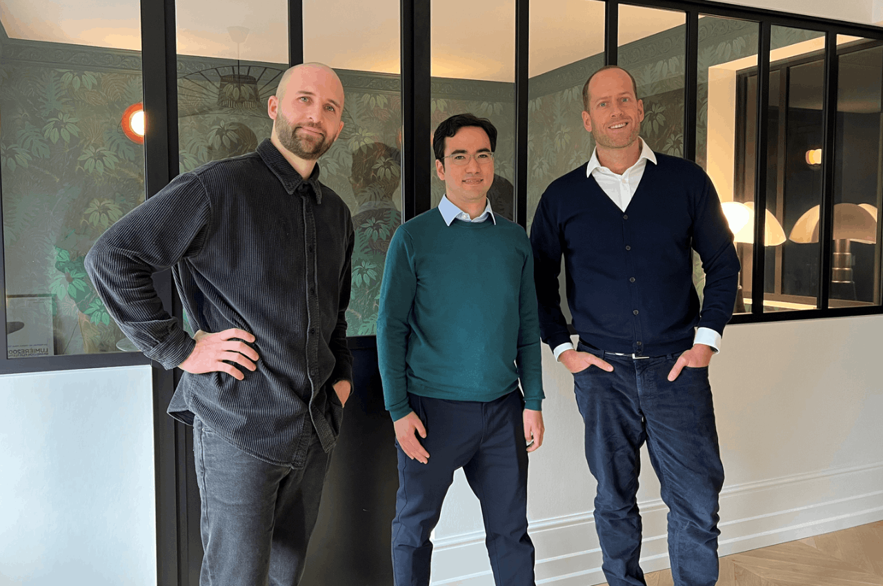 Simon Joly, Co-founder; Jean-Marie Bontemps, Legal Tech specialist; and Christopher Georgeson, Co-founder. (Photo: Docify)