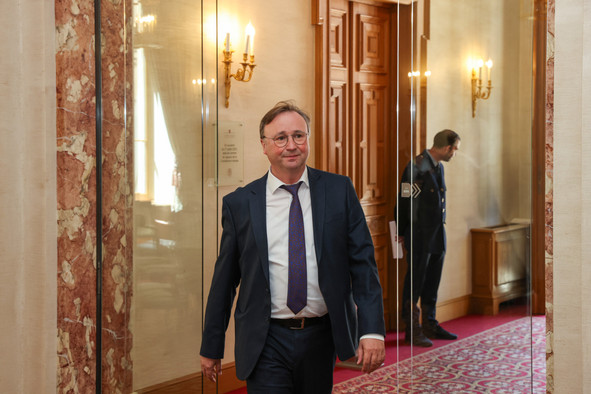 André Bauler s’inquiète de la vulnérabilité de la Place face aux chocs externes. (Photo: Romain Gamba)