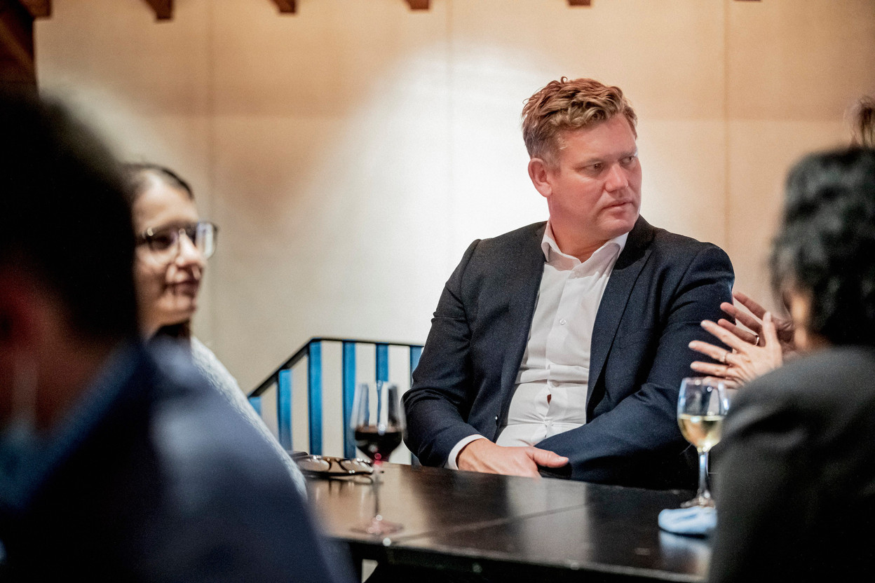 Andrew Notter, pictured here at a Delano event in 2020, has taken over as chair of the BCC. Library photo: Jan Hanrion/Maison Moderne