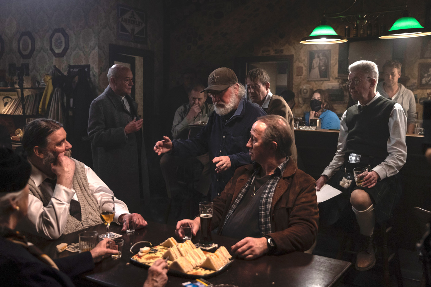 The Little Duke pub in the film was completely built in the studio, explained Bausch, “with a functioning beer dispenser, all those lovely details. You really forgot that you were in a studio.” Photo: ptd