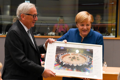 L’ancien Premier ministre (CSV) et président de la Commission européenne Jean-Claude Juncker connaît Angela Merkel depuis 1991. (Photo: EU)