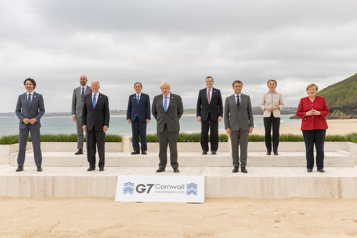 Dernier sommet du G7 pour Angela Merkel cette année, aux côtés de sa compatriote Ursula von der Leyen, devenue en 2019 présidente de la Commission européenne.  (Photo: EU)