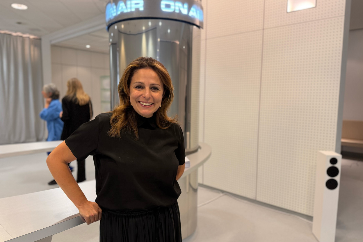 Anna Loporcaro, curator of “Two-O-Eight: Designing Voices”, the exhibition showcasing Luxembourg as the guest of honour at Vienna Design Week. (Photo: Paperjam)