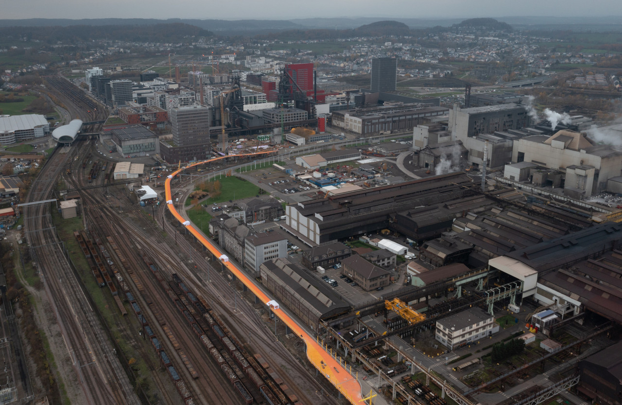 La piste cyclable longe de 1,9 km a coûté 47,5 millions d’euros. (Photo: Guy Wolff/Maison Moderne)