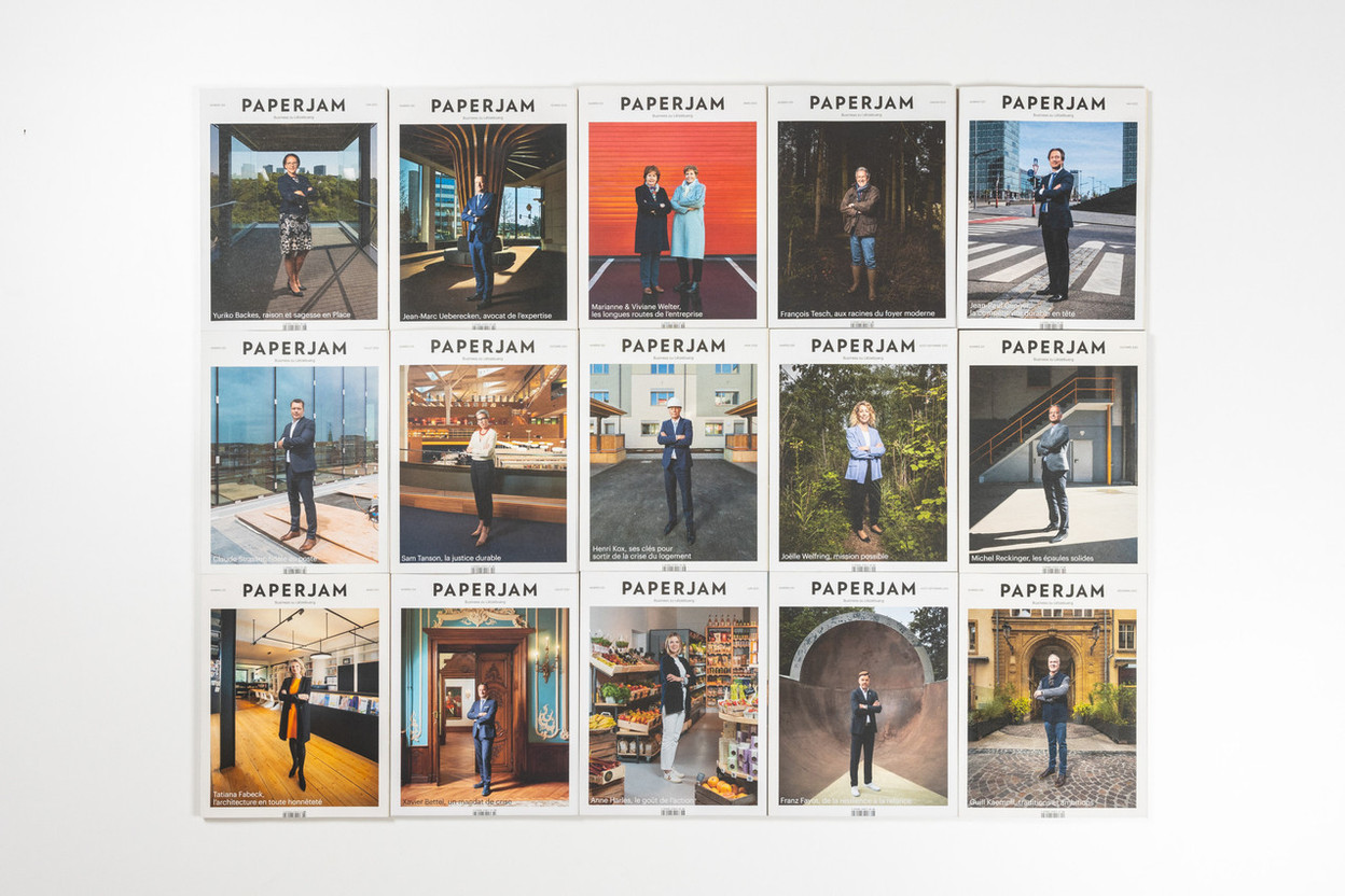 Le magazine Paperjam est l’élément flagship d’un écosystème business puissant.   (Photo: Romain Gamba/Maison Moderne)