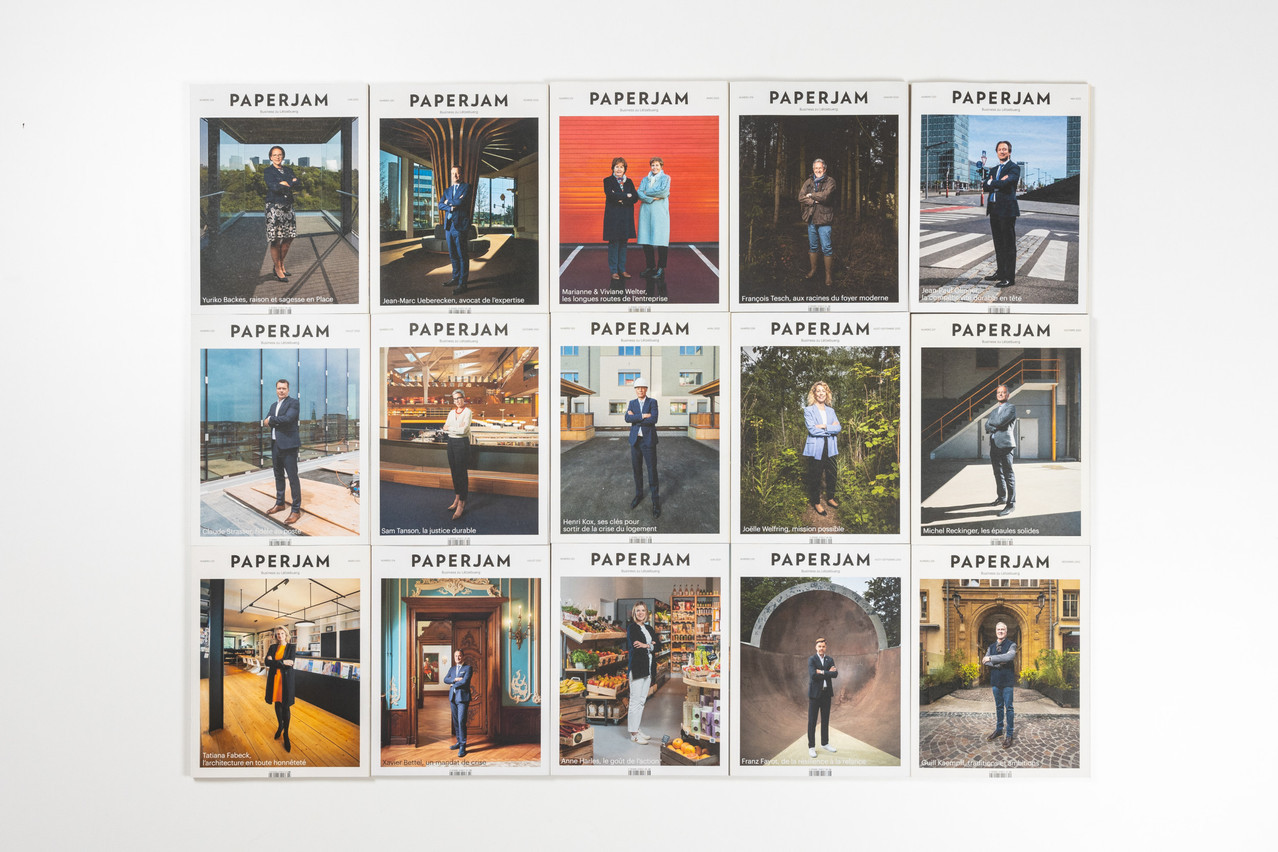 Le magazine Paperjam est l’élément flagship d’un écosystème business puissant.   (Photo: Romain Gamba/Maison Moderne)
