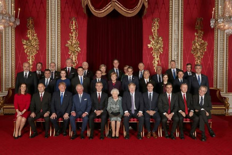 La photo de famille ne masque pas les profonds différends qui étrillent l’Alliance Atlantique. (Photo: Pool/Yui Mok)