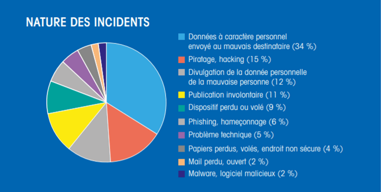 Nature des incidents Rapport annuel 2019 de la Commission Nationale pour la protection des données (CNPD)