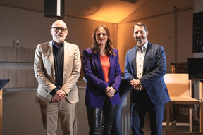 Carlo Kissen (Quest), Nathalie Reuter (Maison Moderne) et Gerry Wagner (House of Automobile) ((Photos: Simon Verjus/Maison Moderne))