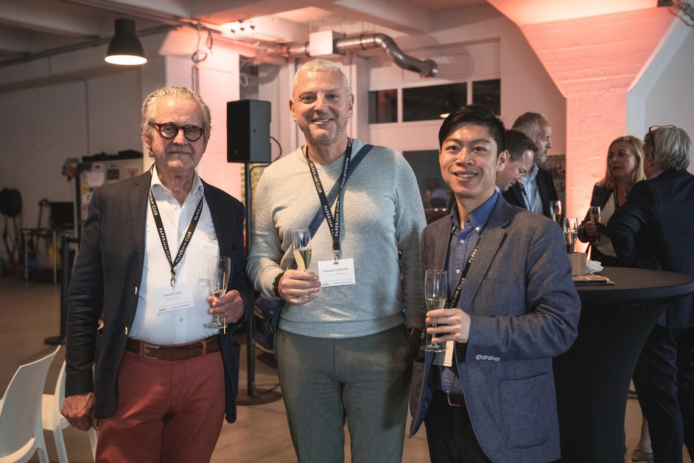 Denis Fellens (InterLycées), Emmanuel Charlier (Savills) et Samuel Xiang (HSBC). (Photo:Eva Krins/Maison Moderne)