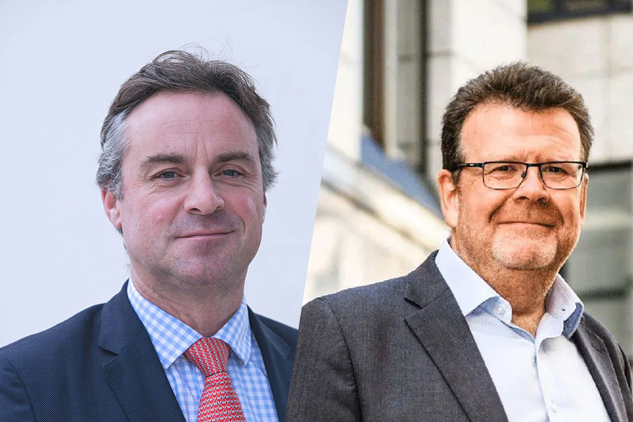 Peter Hughes (left) is founder and chief executive officer of the Apex Group; Geoff Miller (right) is chairman of MJ Hudson. Photo: Provided by Apex Group; MJ Hudson website. Montage: Maison Moderne.