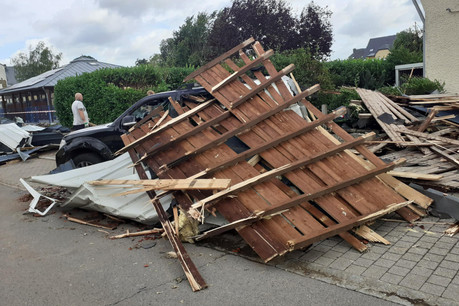 Au total, 314 habitations ont été enregistrées comme ayant été impactées par la tornade, via le numéro de téléphone spécial mis en place et le centre d’appel du 112. (Photo: Paperjam)
