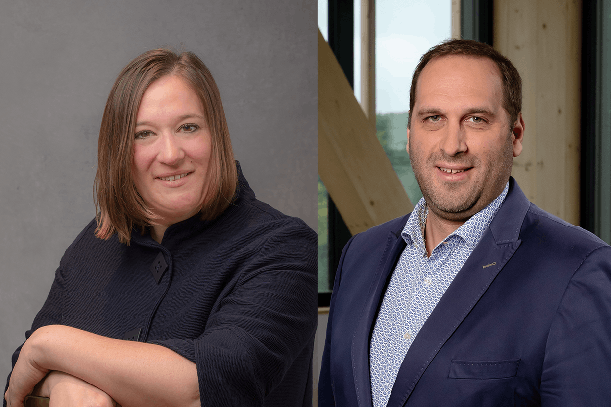 Julie Noirhomme et Julien Bossu, deux experts des RH et membres de HRCommunity.lu.  