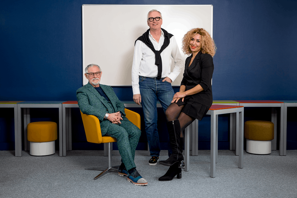 Fernand Wolter, Marc Kesch et Naouelle Tir vous présentent une belle aventure humaine.   (Photo : Simon Verjus/Maison Moderne)