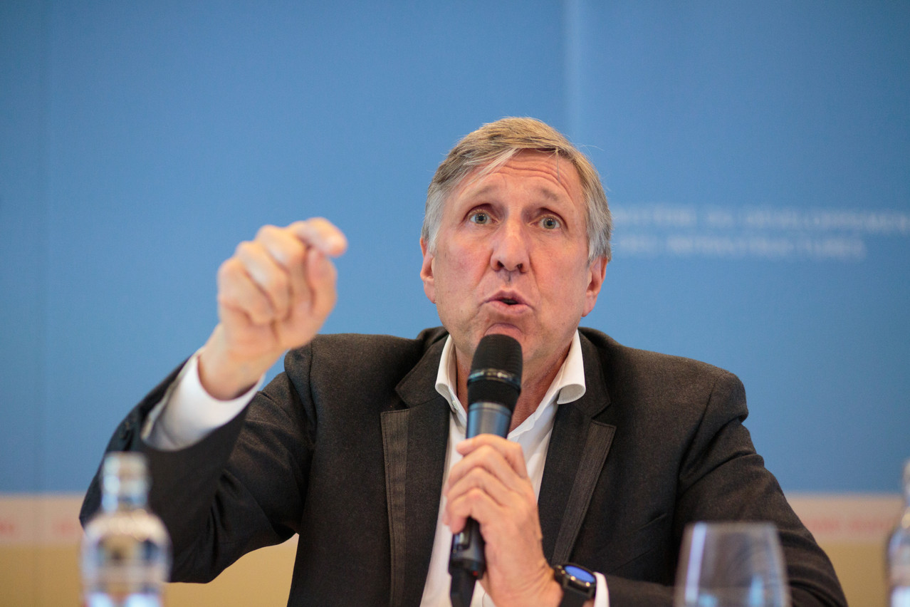 François Bausch est clair: la liberté syndicale ne donne pas le droit de choisir ce que l’on fait ou pas au sein de l’armée. (Photo: Matic Zorman/Archives Paperjam)