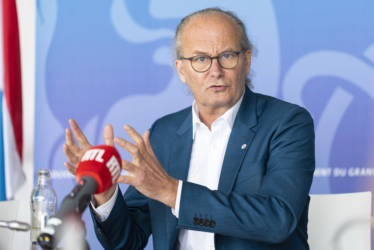 Le ministre de l’Énergie, Claude Turmes (déi Gréng), se dit «confiant» pour l’hiver à venir quant à l’approvisionnement en gaz, mais appelle à la «solidarité». (Photo: Guy Wolff/Maison Moderne)