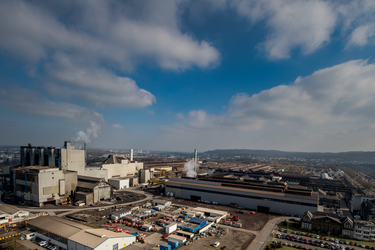 Les sites d’ArcelorMittal de Belval et Differdange pourraient être soumis à un plan de transformation. (Photo: Nader Ghavami)