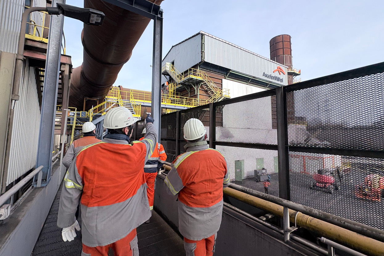 In Differdange, the other key development for 2025 centres on noise pollution. The dust extraction system has now been completed there. ArcelorMittal states that it should reduce diffuse emissions generated by the site’s operations by 80%. (Photo: Paperjam/archives)