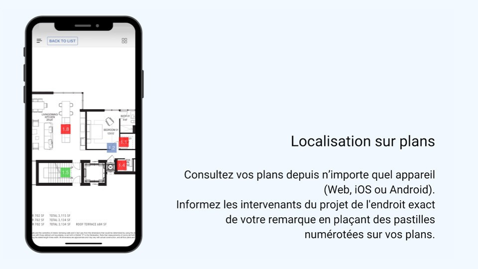 Localisation sur plans ArchiSnapper