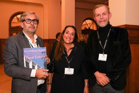 Mike Koedinger (Maison Moderne), Anne Reuter (New Immo) et Raoul Thill (Siyou). (Photo: Eva Krins/Maison Moderne)