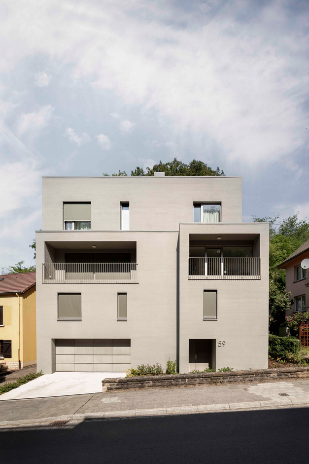 This new building houses four flats. Photo: Patty Neu