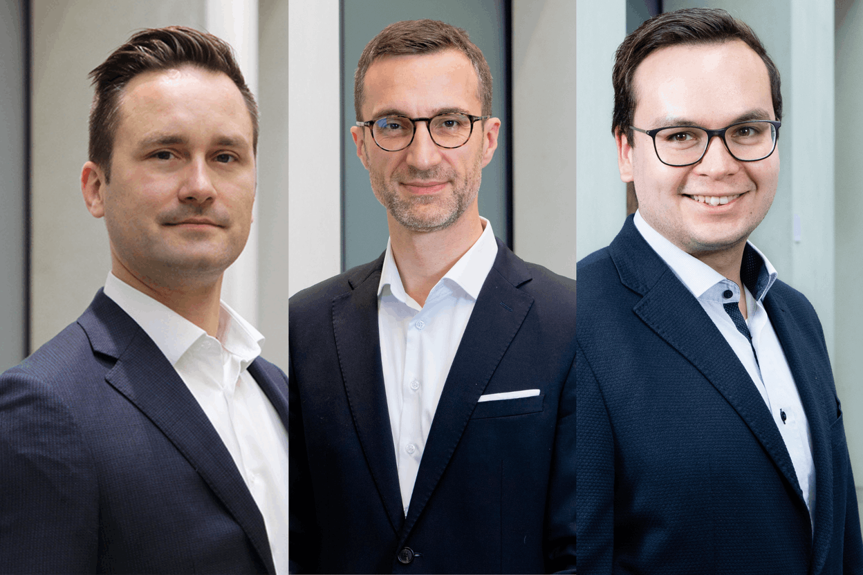 Sebastian Schieck, Sylvain Crepin, and Kevin Boran (Photo: Deloitte Luxembourg)