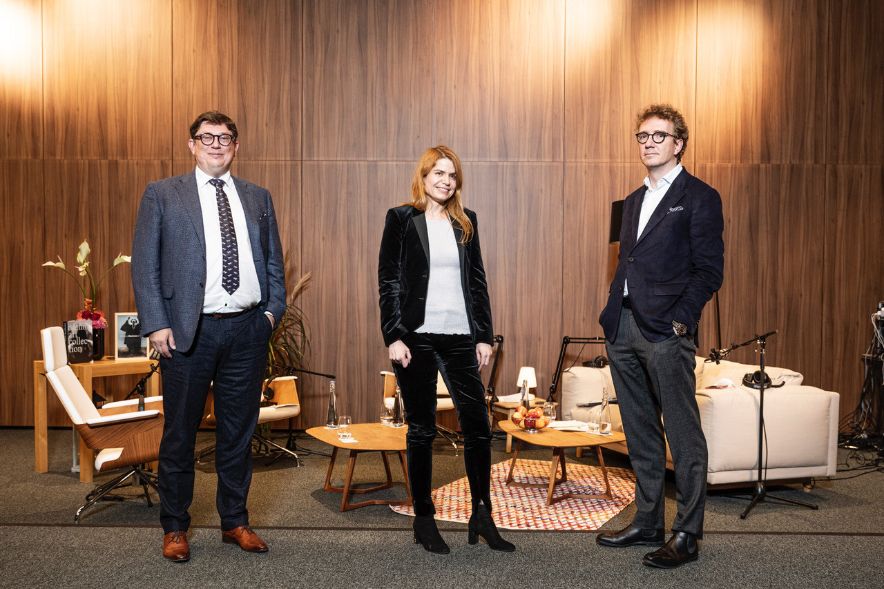 De gauche à droite: Philippe Wery, Clara Mara-Marhuenda et Laurent Schummer  (Photo : Arendt)