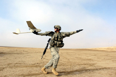 Un RQ-11 Raven de l’armée américaine, du même type que ceux qu’utilise l’armée luxembourgeoise. Uniquement pour des opérations de reconnaissance, dit le ministre. (Photo: Wikimedia Commons)