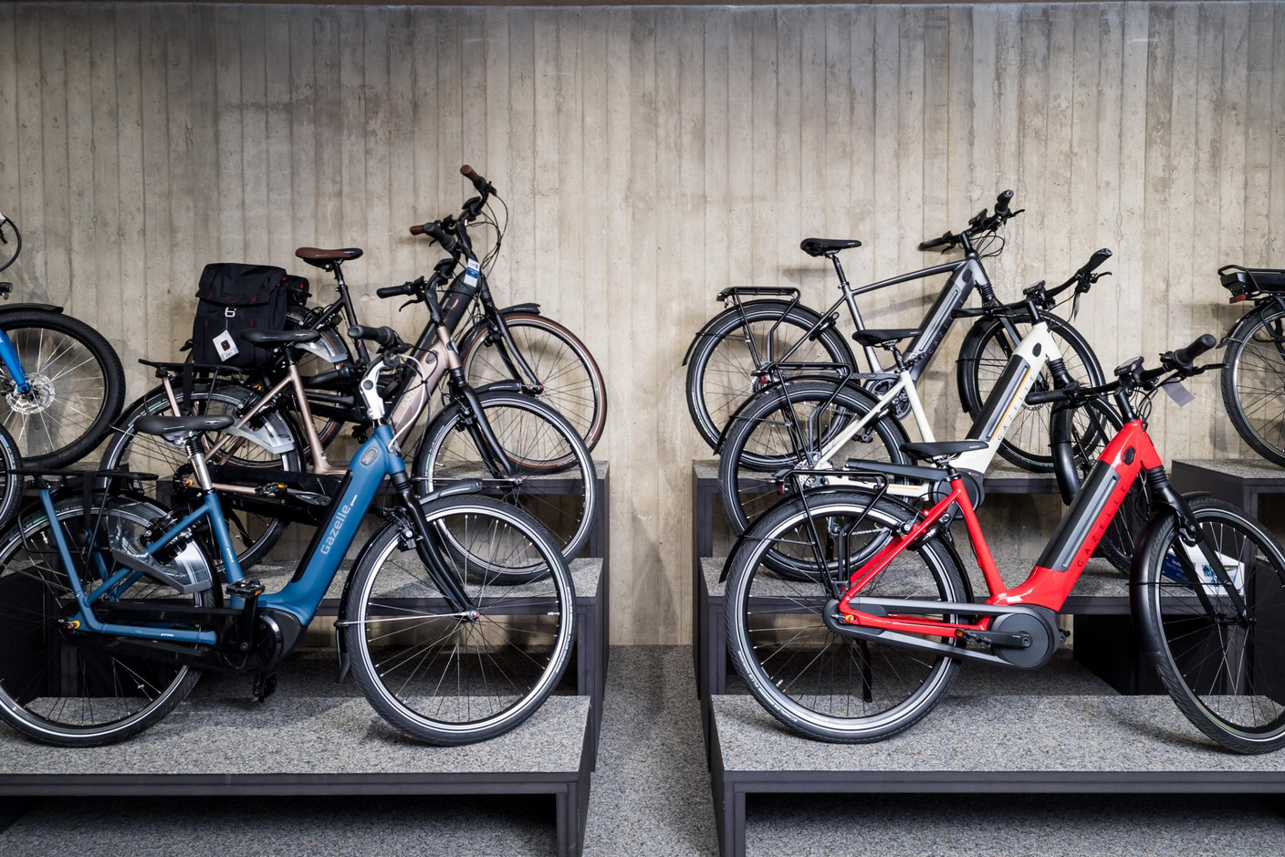 Les vélos électriques, très tendance sur les pistes cyclables du pays. (Photo: Nader Ghavami)