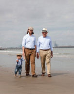 Les générations se sont succédé depuis. Benji Kontz, son père Tommy et son fils Elliott. (Photo: Arnold Kontz Group)