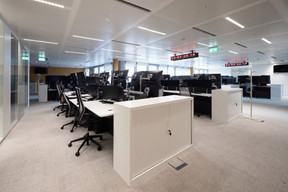 Vue de la nouvelle salle des marchés. (Photo: Guy Wolff/Maison Moderne)