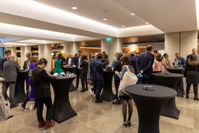 Attendees at Deloitte Luxembourg for the 15th Deloitte Private Art & Finance Conference, which took place on Tuesday 21 November 2023. Photo: Romain Gamba/Maison Moderne