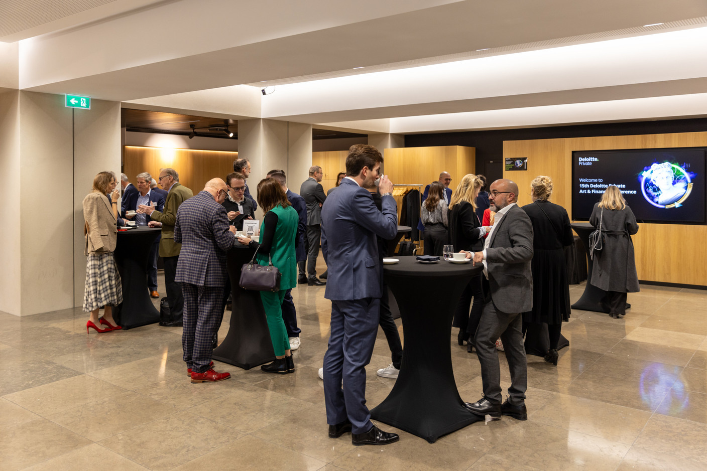 Attendees at Deloitte Luxembourg for the 15th Deloitte Private Art & Finance Conference, which took place on Tuesday 21 November 2023. Photo: Romain Gamba/Maison Moderne