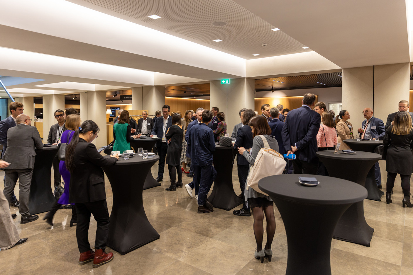 Attendees at Deloitte Luxembourg for the 15th Deloitte Private Art & Finance Conference, which took place on Tuesday 21 November 2023. Photo: Romain Gamba/Maison Moderne