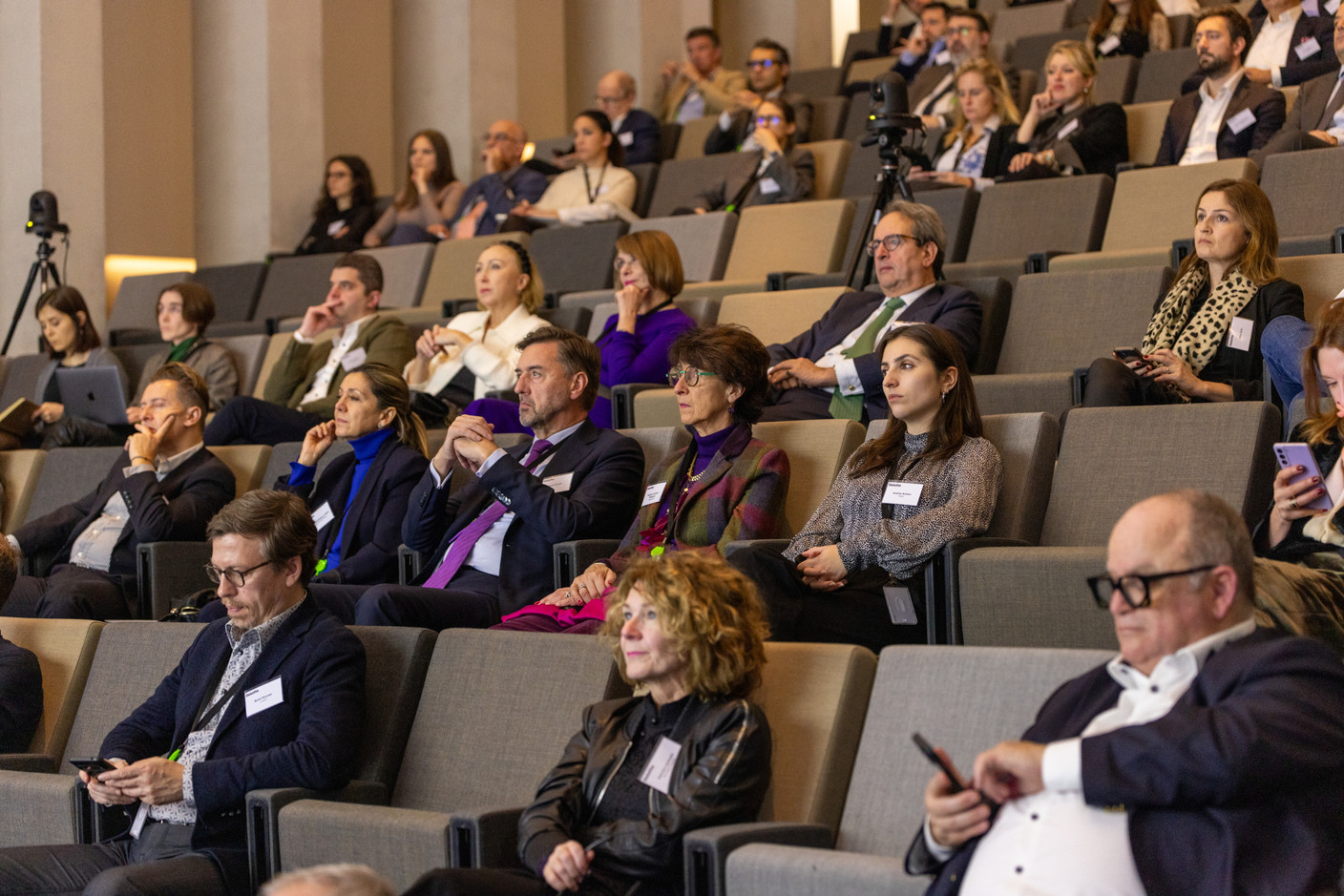 Attendees at the 15th Deloitte Private Art & Finance Conference, which took place on Tuesday 21 November 2023. Photo: Romain Gamba/Maison Moderne