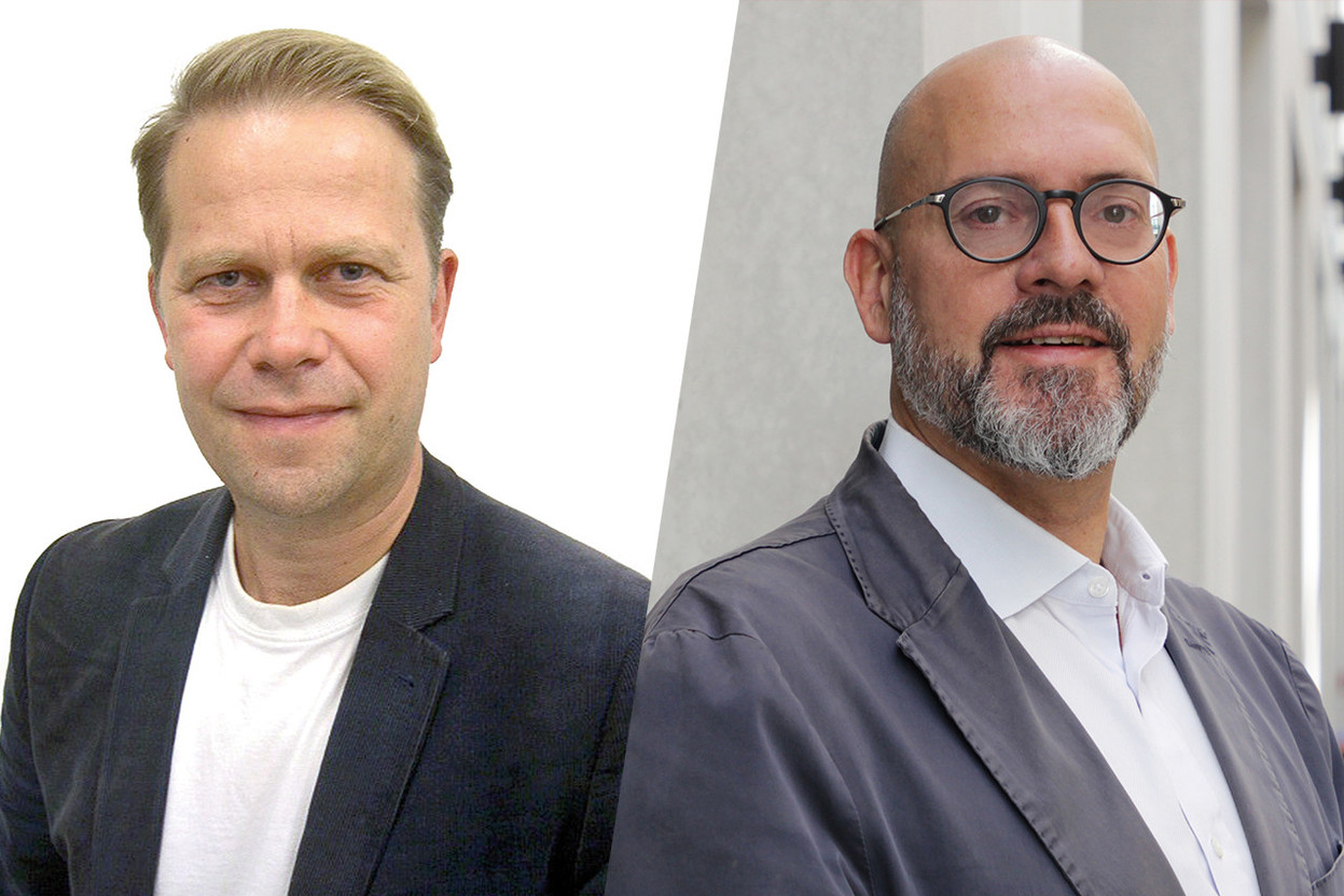 Anders Petterson (left) is managing director of the research company ArtTactic; Adriano Picinati di Torcello (right) is a director at Deloitte Luxembourg and global Deloitte art & finance coordinator. Photos: Provided by ArtTactic; Deloitte Luxembourg. Montage: Maison Moderne