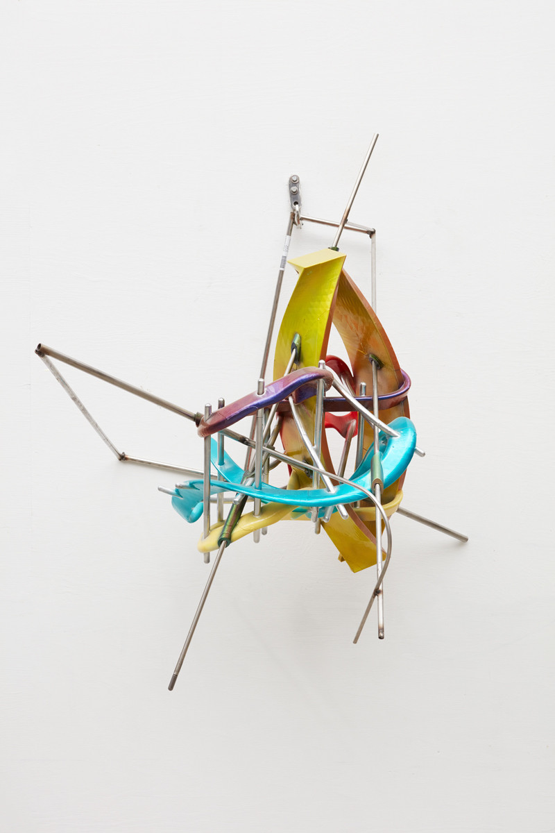 Œuvre présentée  à Luxembourg Art Week: «Bow Ties with Ribbons» (2016), de Frank Stella. (Photo: Guy Wolff/Maison Moderne)