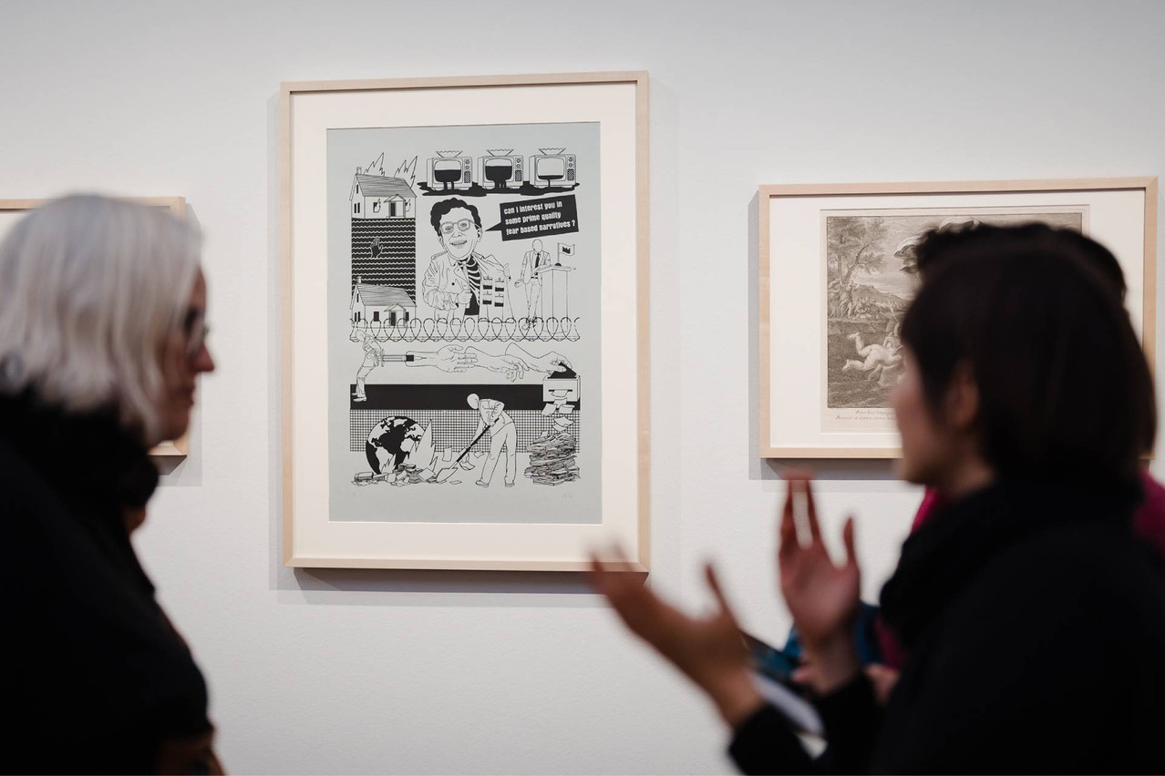The climate crisis, right-wing politics... Julie Wagener’s work tackles a range of sensitive subjects. Photo: Marion Dessard
