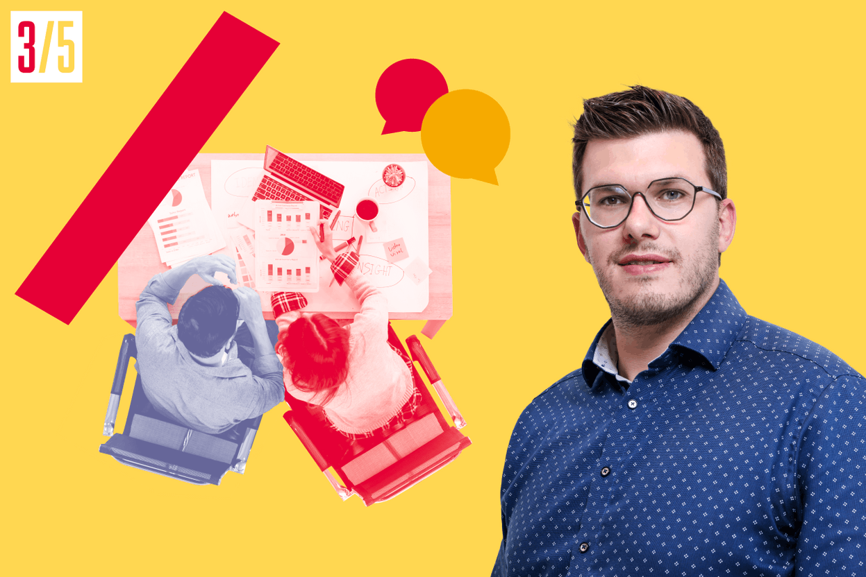 Tom Brahy, Director BPO & HR Services au sein de la société SD Worx. (Photo et illustration: Maison Moderne)