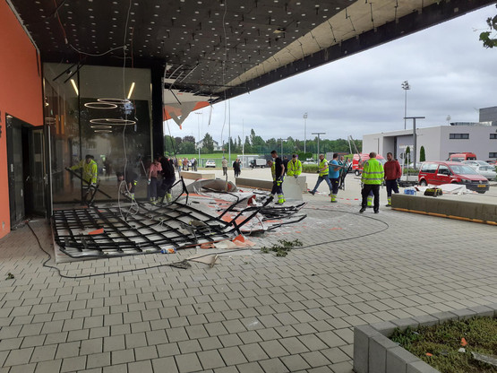 Les assureurs ont déjà dépêché leurs experts sur place pour évaluer les dégâts. (Photo: Paperjam)