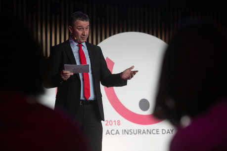 Christian Strasser, président de l’Aca, évoquera la situation des taux d’intérêt bas dans son discours lors de l’Aca Insurance Day 2019. (Photo: Matic Zorman / Archives)