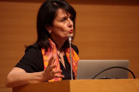 La directrice générale Patrizia Thiry a présenté des chiffres positifs pour l’ASTF. (Photo: Matic Zorman)