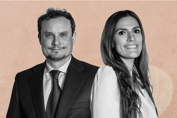 Thomas Göricke, partner at Elvinger Hoss & Rachel Hardy, senior associate at Elvinger Hoss Credit: Crossfire for Maison Moderne