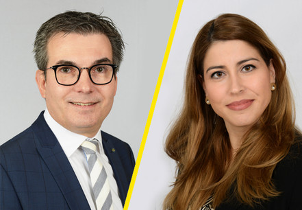 Dietmar Klos and Patricia Gudiño Jonas, Real Estate Partners (Photo: EY Luxembourg)