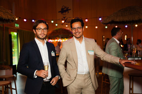 Nicolas Lauer and Vincent Ferreira (Atoz). (Photo: Loris Romano)