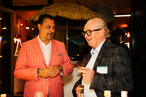 Fatah Boudjelida (Atoz) and Joseph Huggard. (Photo: Loris Romano)