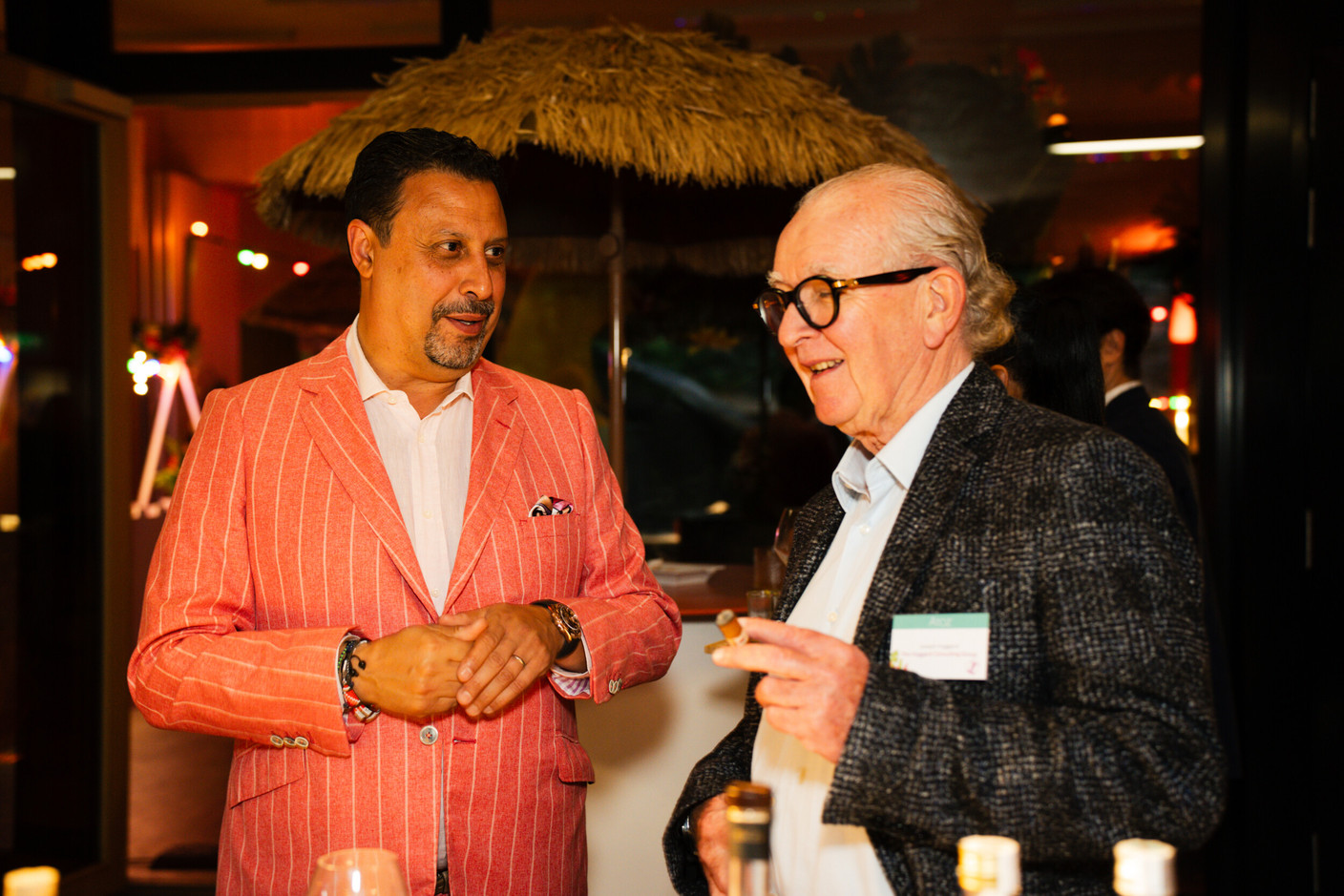 Fatah Boudjelida (Atoz) and Joseph Huggard. (Photo: Loris Romano)