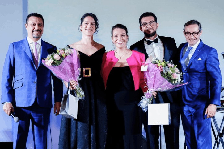 Fatah Boudjelida, Samantha Hauw, Fanny Bueb, Jamal Afakir, Keith O'Donnell. (Photo: Loris Romano)