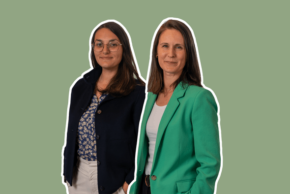 Jeanne Mocellin, Human Ressources Officer et Valérie Michiels, Communication and Emloyer Brand Manager (Photo: Paperjam)