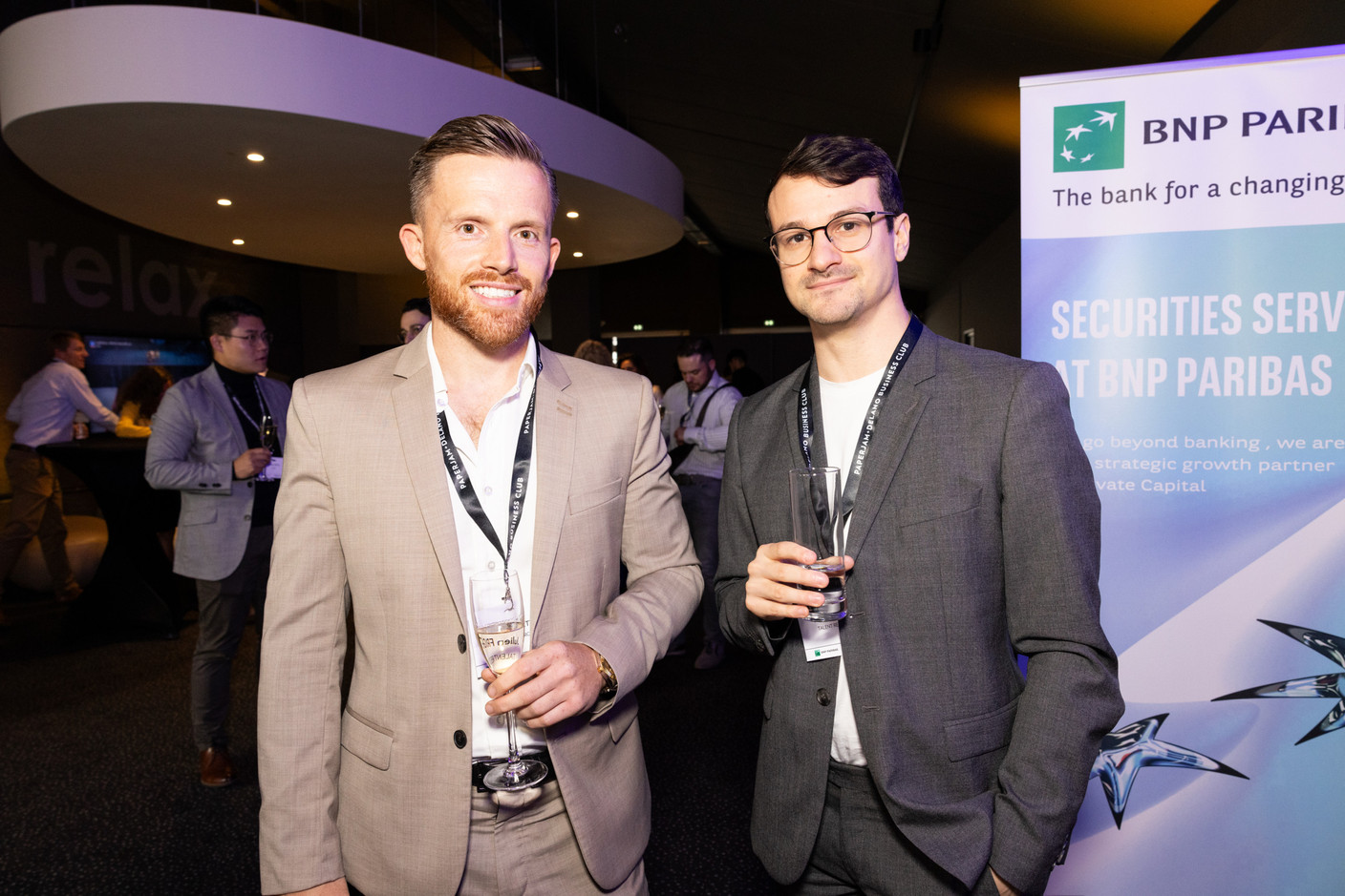 Julien Frighetto et Sylvain Pichonnier (Talent Resourcing). (Photo: Eva Krins/Maison Moderne)